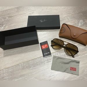 Authentic Ray-Ban CATS 5000 Classic in Polished Light Havana (Tortoise)